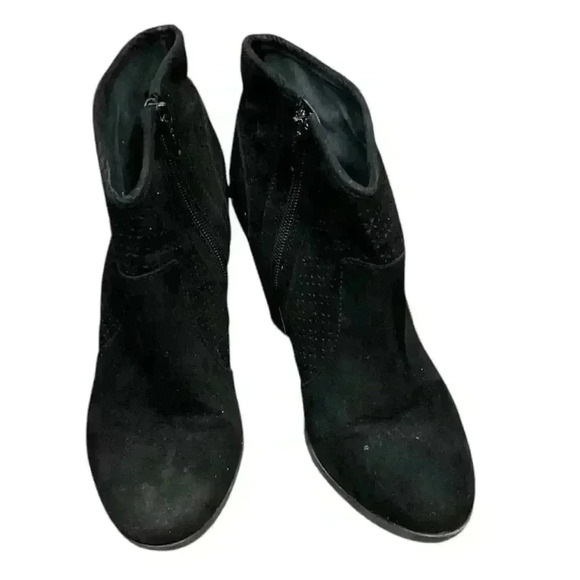 American Rag Booties Black Ariane Almond Toe Ankle Boots Size 7.5 - Picture 4 of 8